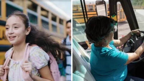 VIDEO: estudiantes salvan autobús escolar tras desmayo de conductora en EE. UU.