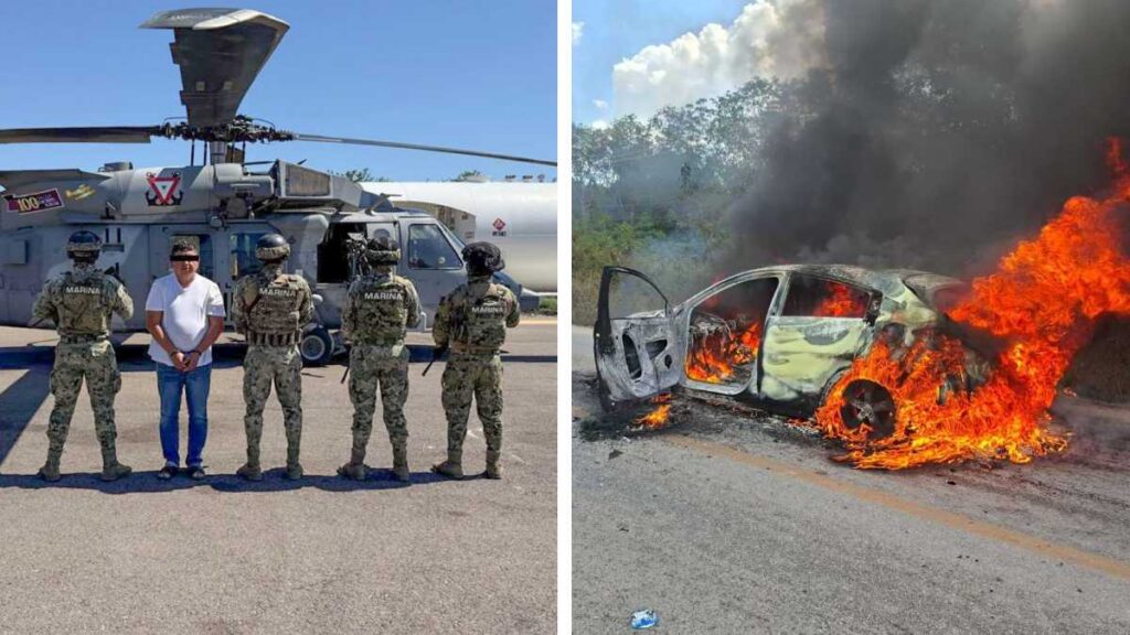 Incendios y bloqueos en Nayarit