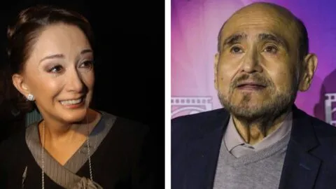 María Antonieta y Édgar Vivar tienen emotivo reencuentro en el musical “Malinche”