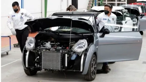 México se mantiene en top mundial en producción de autos en 2025, pese a disminución