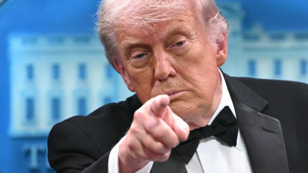 Trump asistió a la Cena en la Casa Blanca. AFP