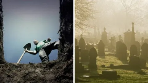 Insólito: hombre lleva restos de su hermana a sucursal bancaria en India