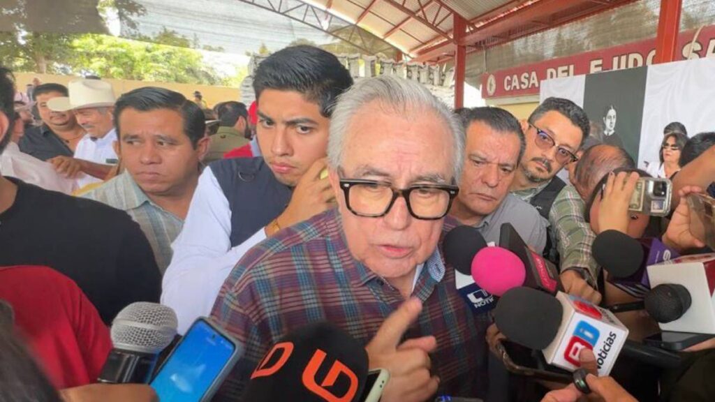 Ruben Rocha Moya, gobernador de Sinaloa.