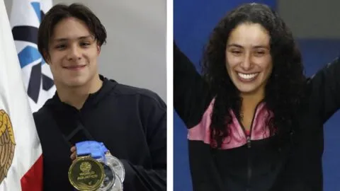 Osmar Olvera y Gabriela Agúndez lideran a México en la Súper Final de Clavados en Beijing