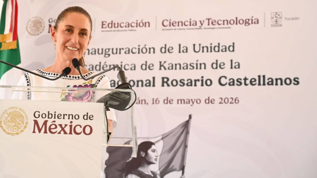 Claudia Sheinbaum defiende la Cuarta Transformación desde Yucatán
