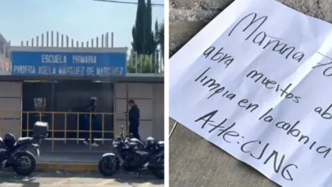 Suspenden festejo del Día de las Madres en primaria de Puebla tras mensaje de amenaza