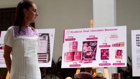 Anuncia Sheinbaum programa de apoyo a la industria del cacao en Tabasco