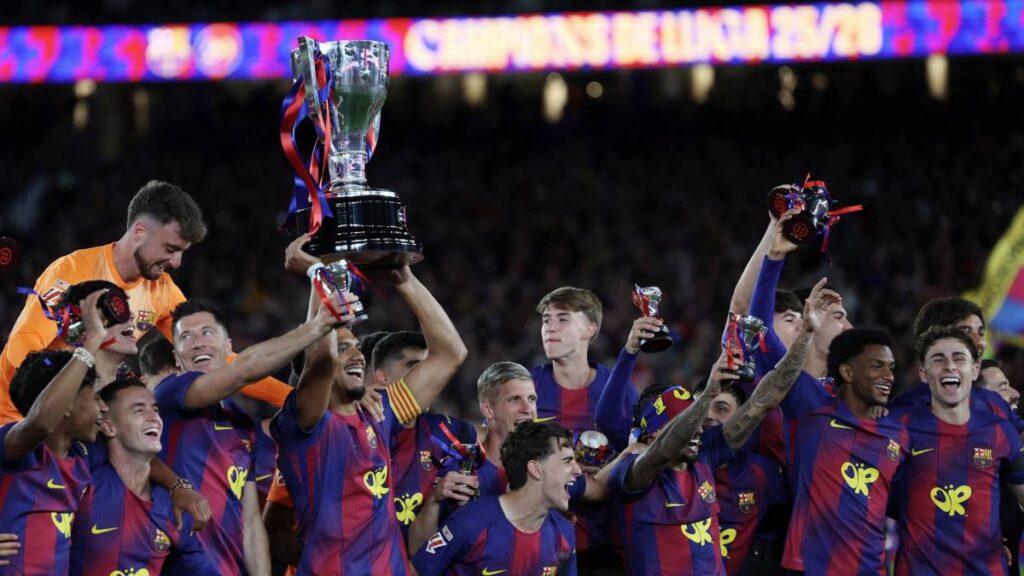 El Barcelona humilla al Madrid en el Camp Nou y conquista LaLiga 2025-26. Reuters