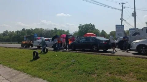 24 horas de bloqueo en la carretera 57 por falta de agua en La Versolilla