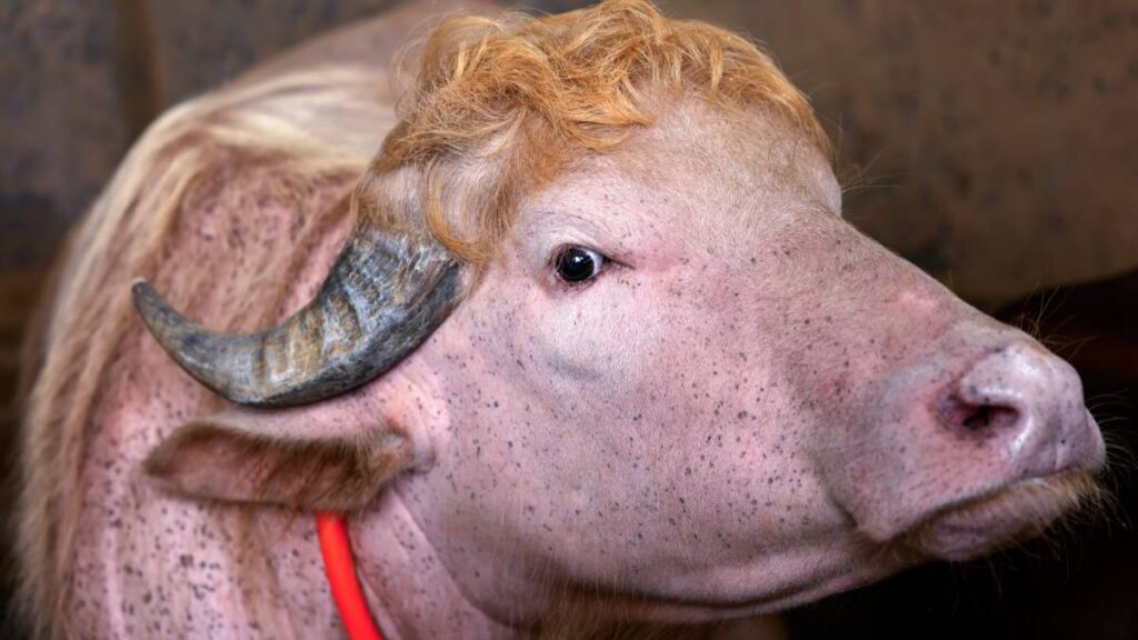 Bufalo Albino