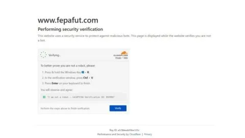 Alertan que el sitio web de la Federación Panameña de Futbol fue comprometida por ClickFix antes del Mundial