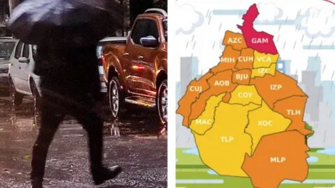 Activan alerta roja por lluvias en Gustavo A. Madero; toda la CDMX bajo vigilancia