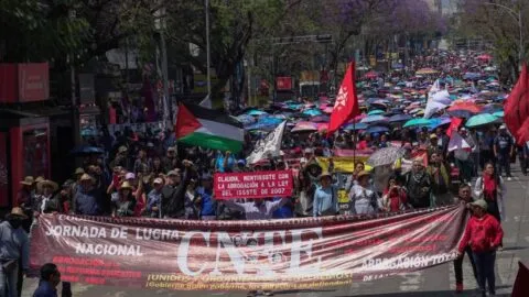CNTE confirma huelga nacional; megamarcha en CDMX será el 15 de mayo
