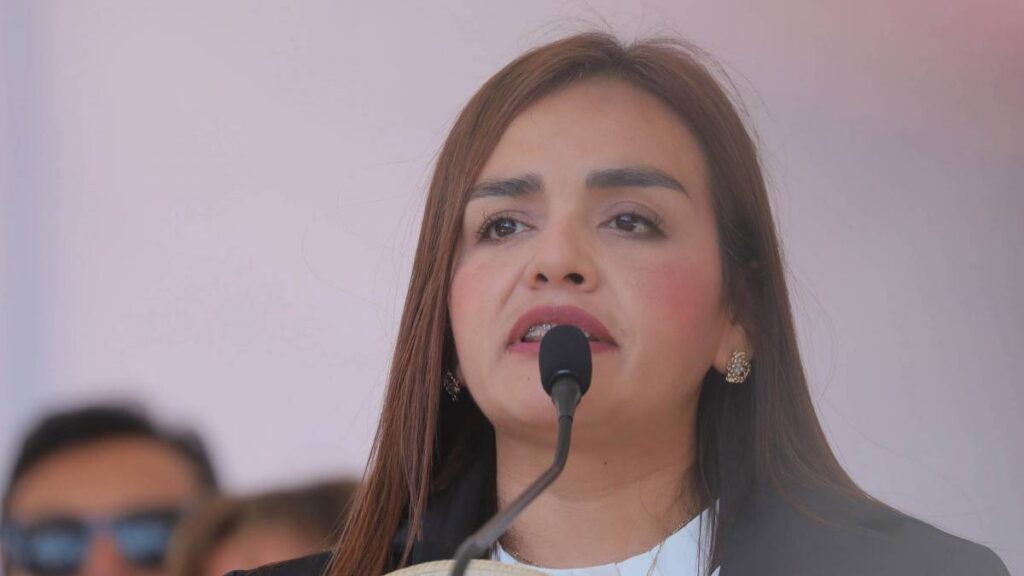 Grecia Quiroz, viuda de Carlos Manzo.