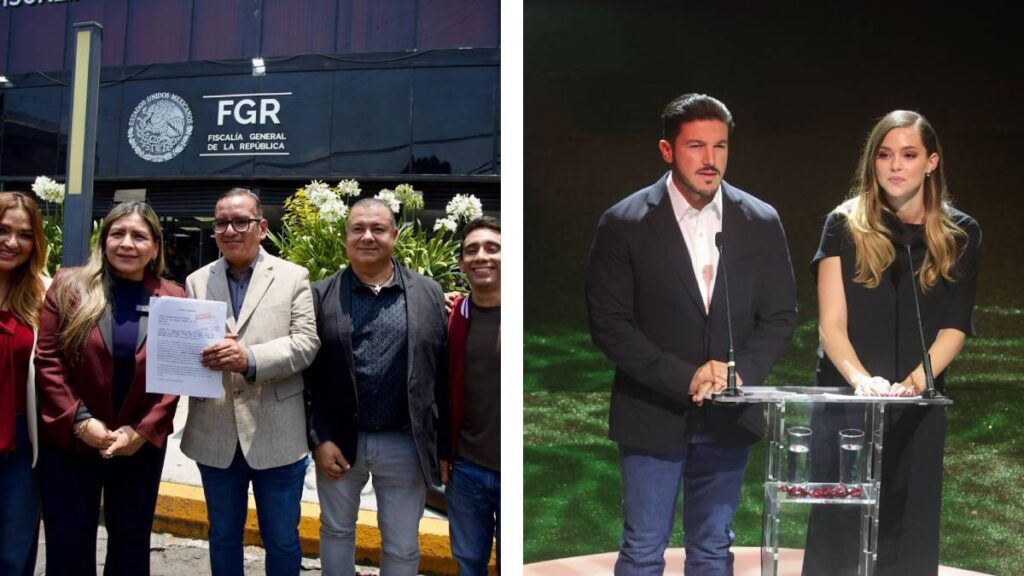 Morena denuncia ante la FGR a Samuel García y Mariana Rodríguez