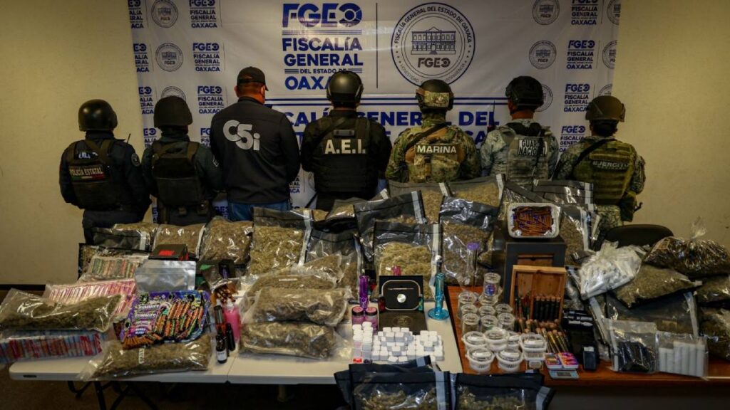 Descubren tienda de marihuana en Centro Histórico de Oaxaca.