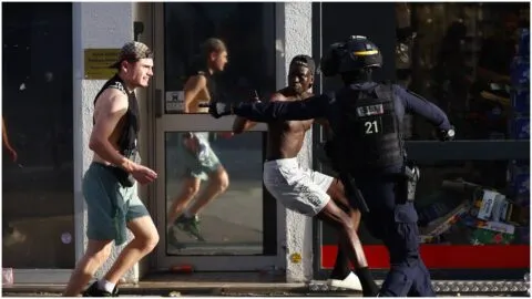 Disturbios en París y caos en Budapest en la final de Champions League entre PSG y Arsenal