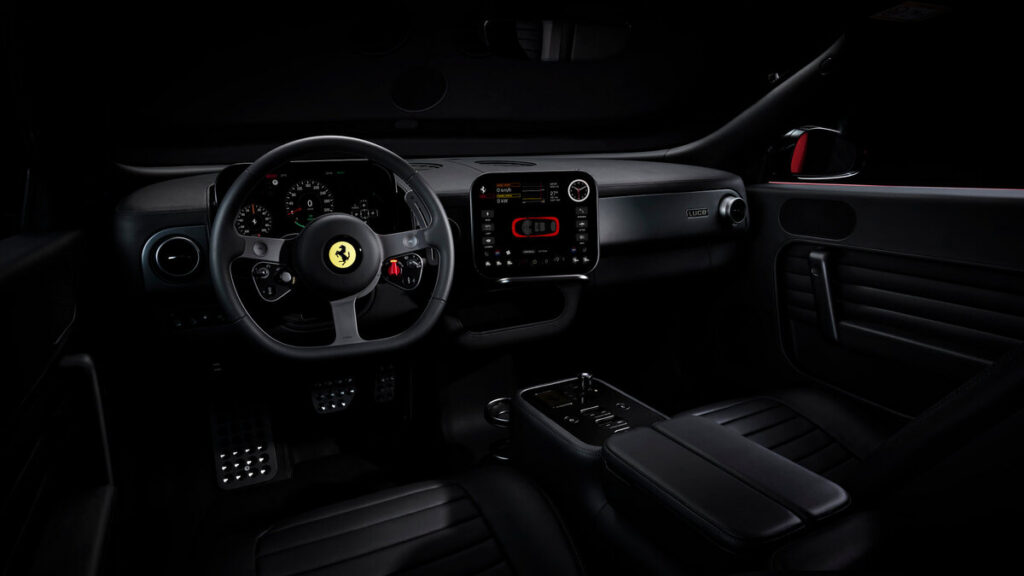 Así se ve el interior del nuevo Ferrari Luce