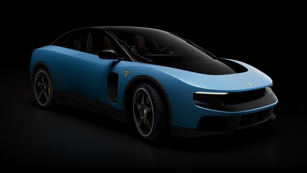 Así es el Ferrari Luce, el primer auto eléctrico de la marca