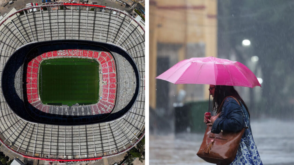 Volúmenes de agua de lluvia podrían llenar el Estadio Azteca.