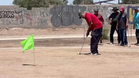 Golf terrestre: el deporte que nació en la tierra cachanilla