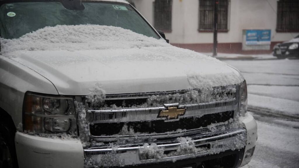 granizo que hacer mientras manejas