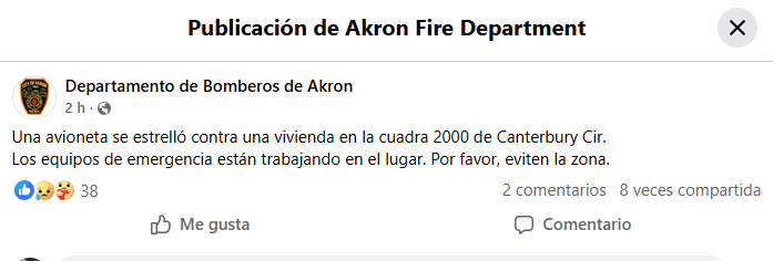 Foto: Facebook / Akron Fire Department 
