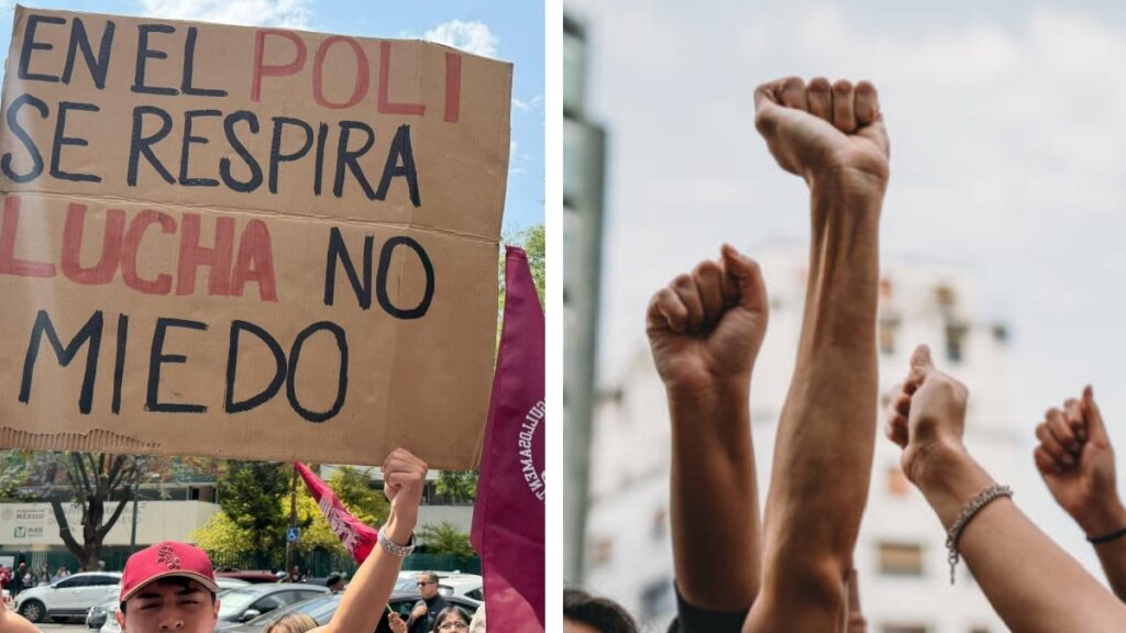 Estudiantes del IPN escalan protestas y lanzan advertencia. Foto: Cuartoscuro