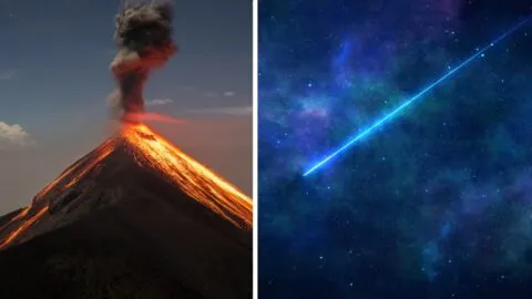 ¡Impresionante! Cámara capta objeto incandescente cayendo junto a volcán en Filipinas