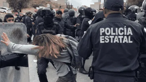 Campesinos, estudiantes y adultos mayores denuncian represión policiaca tras manifestación en Zacatecas