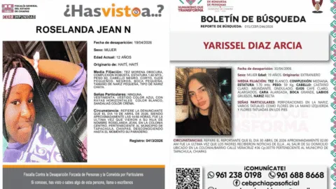 FGE activa búsqueda de dos jóvenes extranjeras desaparecidas en Tapachula