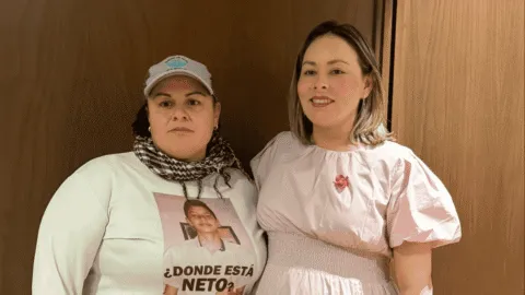 Yeraldine Bonilla recibe a representante de madres buscadoras tras protestas en Palacio de Gobierno