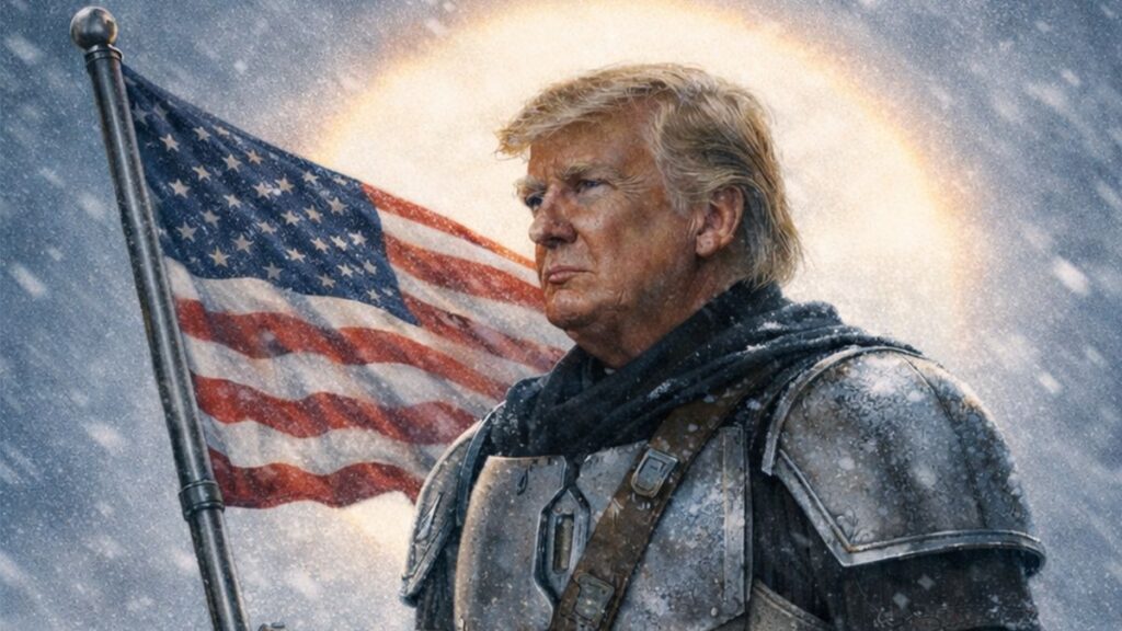 La Casa Blanca celebra Star Wars Day con imagen de Trump al estilo “The Mandalorian”
