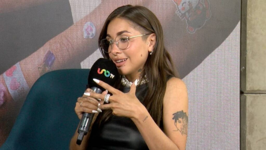 María Becerra estuvo en los Premios Platino