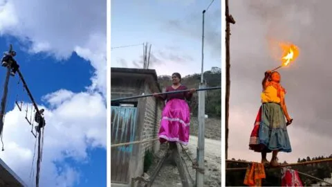 Maromeras de Oaxaca: mujeres y niñas que desafían al aire y al machismo