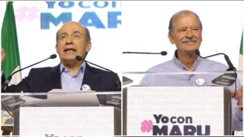 Con Calderón y Fox, figuras del PAN cierran filas con Maru Campos durante acto en Chihuahua