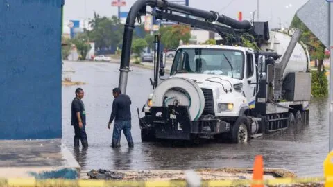 Lluvia histórica en Mérida provoca inundaciones y afectaciones