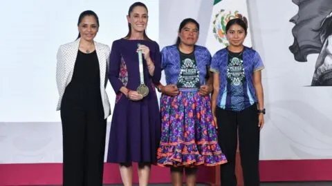 De la Muralla China a Barrancas del Cobre: Miriam Morales y atletas indígenas impulsan "México Imparable"