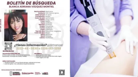 Misterio en Puebla: mujer desaparece tras acudir a "Detox Clínica" para hacerse una cirugía