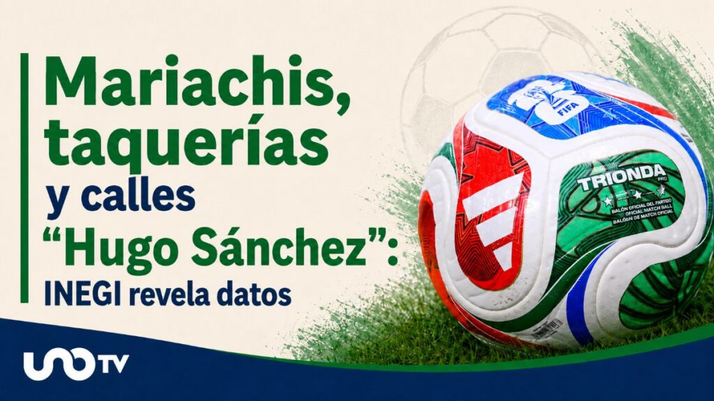 INEGI revela datos futboleros de México: mariachis, playeras y calles dedicadas a Hugo Sánchez