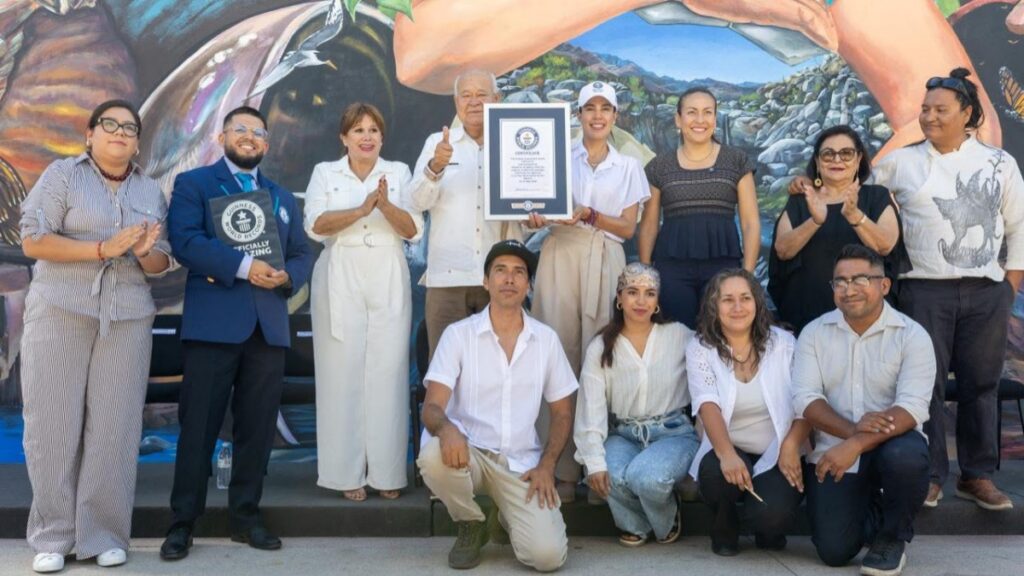 ¿Dónde está el mural interactivo de futbol más grande del mundo?