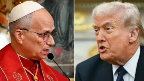 “Está poniendo en peligro a muchos católicos”: Dice Trump sobre el Papa León XIV