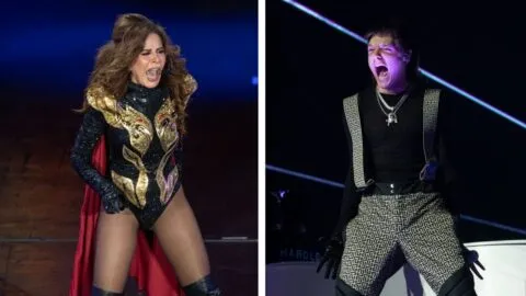 ¡Dupla de infarto! Gloria Trevi canta "Dr. Psiquiatra" junto a Peso Pluma en vivo: video