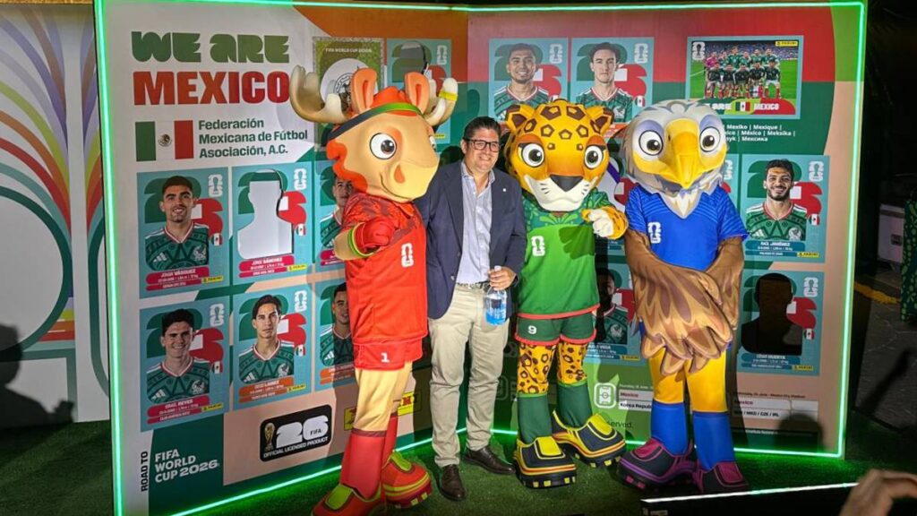 Presentación del álbum oficial del Mundial 2026 de Panini en México