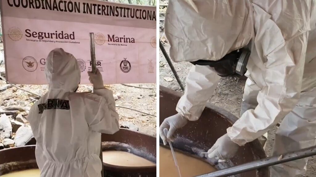 Golpe al narco: caen laboratorios ligados a “Los Mayos”. Foto: SEMAR