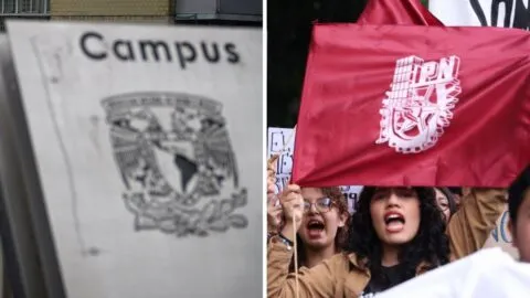 Estudiantes de la UNAM y el IPN encabezan las movilizaciones en CDMX este 22 de mayo