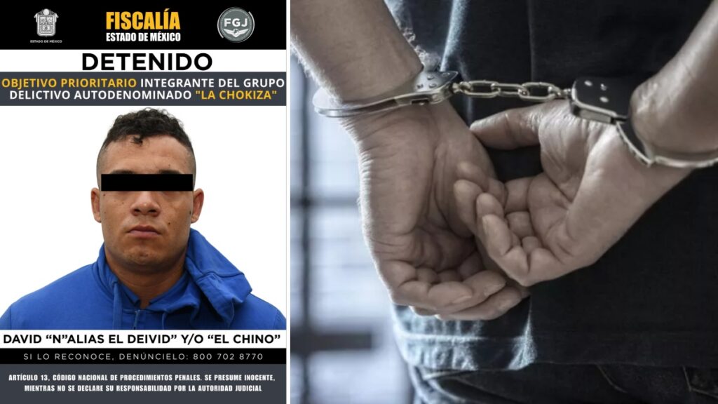 El "Deivid" presunto líder de la Chokiza fue capturado. FGJ/Getty