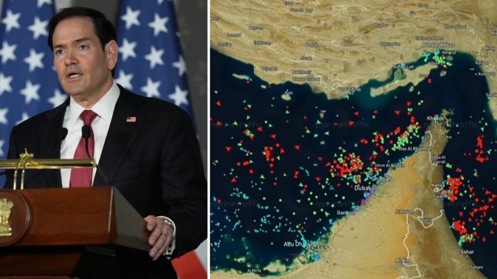 Marco Rubio habla del estrecho de Ormuz; Irán acusa ataques