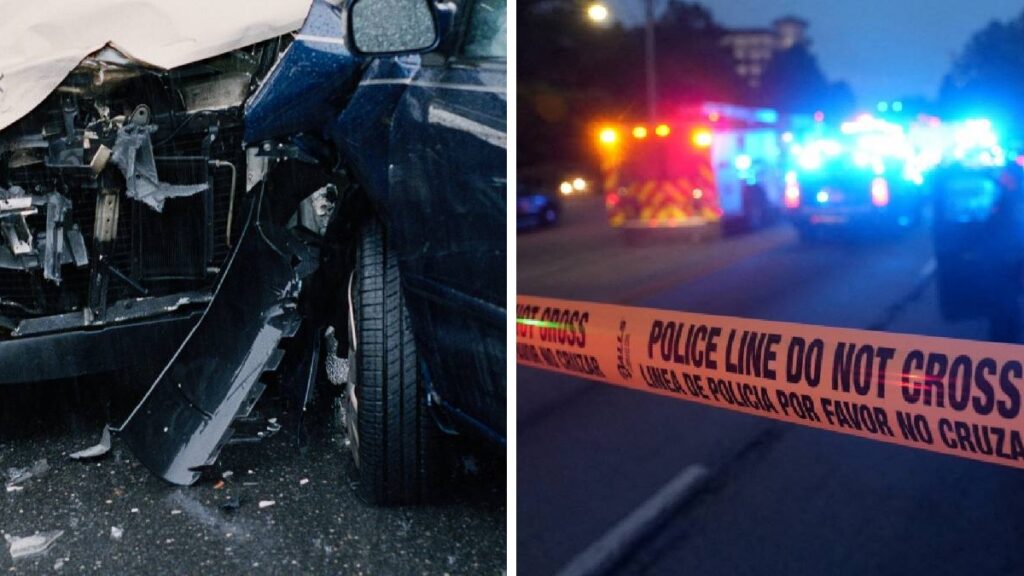 Joven sale viva tras accidente que partió su auto en dos. Foto: Getty