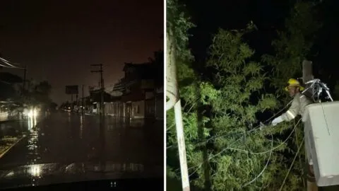 CFE restablece 95% de la luz tras lluvias en 4 estados